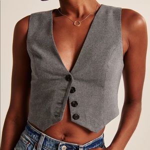 NWT Abercrombie and Fitch Menswear Tailored Vest